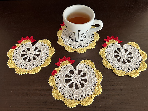 Hen Coasters