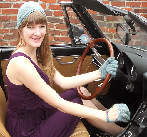 Driving hat and gloves photo 3