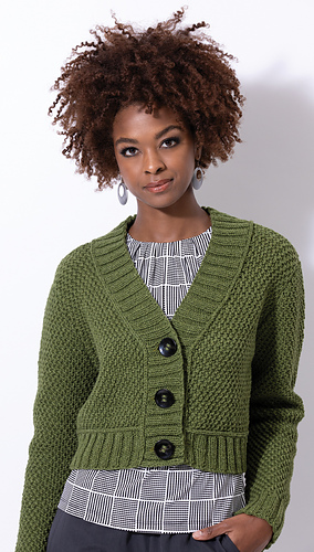 #10 Cropped Cardigan pattern by Norah Gaughan