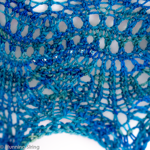 1 Skein Dance in the Rain Poncho - Cindy Garland