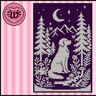 The Midnight Trail  Mosaic Crochet Blanket Pattern