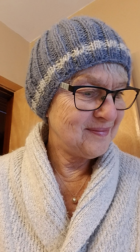 worsted weight. 2/2 rib acrylic/wool blend 