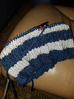 Aran weight followed pattern instructions