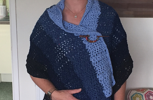 Denim Ombre Wrap photo 6