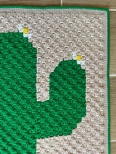 Ravelry: C2C Cactus Flower Baby Blanket pattern by Wendy L Hamilton