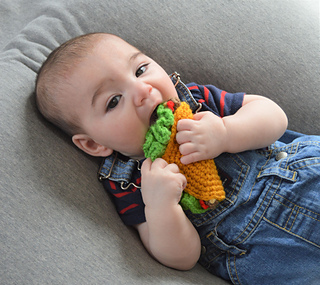 Ravelry: Taco Baby Rattle pattern by Crystal Lindau
