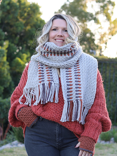 Embers Scarf Set photo 8