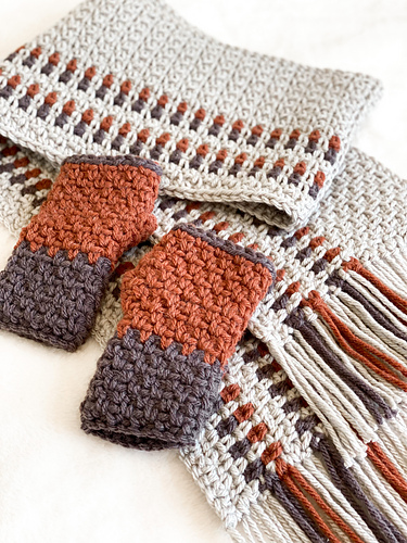 Embers Scarf Set photo 3