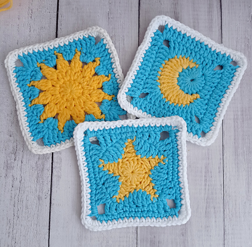 Sunshine Granny Square photo 5