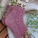 Twisted Hearts Socks pattern 