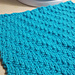 Diagonal Braid Dishcloth pattern 