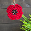 Ravelry: Beaded Poppy Keychain with Pony Beads pattern by Emily Nigro