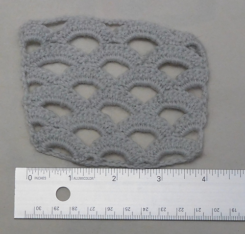 Thick Arc Crochet Stitch photo 2
