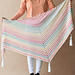 Easy Stripes Shawl pattern 