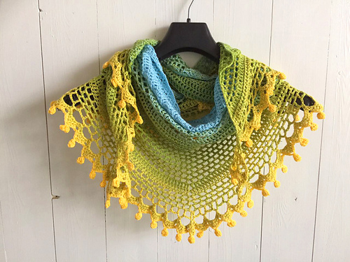 Pom Pom Happiness Shawl photo 5