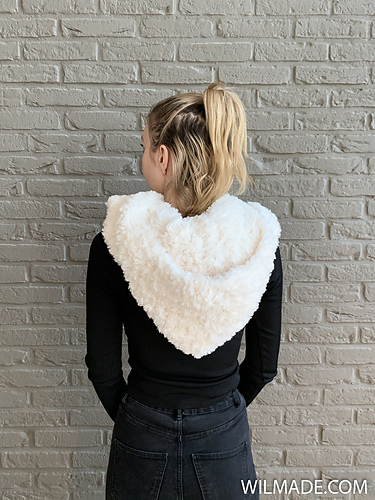 Faux Fur Hooded Infinity Scarf photo 12