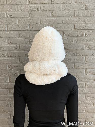 Faux Fur Hooded Infinity Scarf photo 10