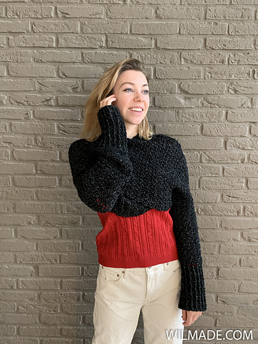 Crochet Sweater Scarf photo 6