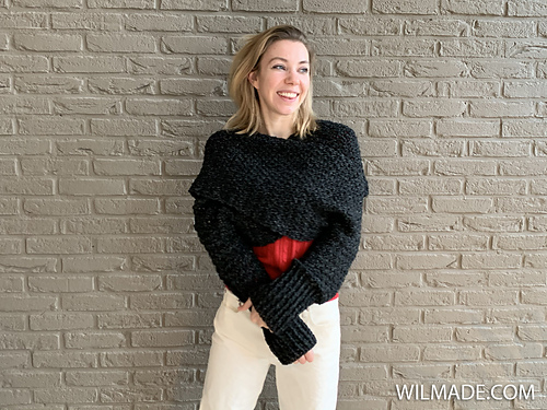 Crochet Sweater Scarf photo 4