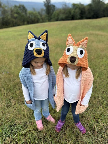 Bluey Hooded Scarf