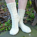 Easy Cable Socks pattern 