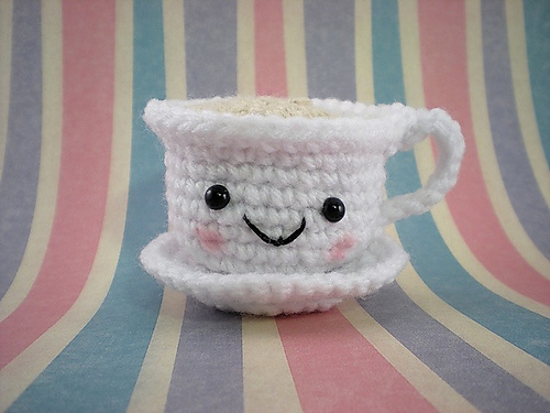 Teacup and Saucer Amigurumi
