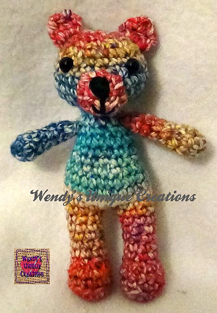 yarn teddy bear