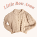 Little Bow Aran Cardigan pattern
