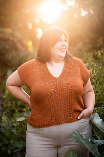 sample is shown in size 54" with 6" of positive ease