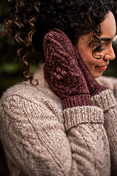 Model is also wearing our new Deep Winter Sweater, coming soon