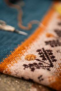 optional embroidery included using single ply/fingering weight scraps