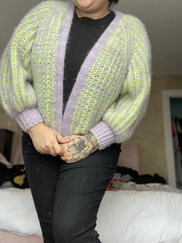 Fluffy Ass Cardigan - byWoolertonYarns