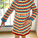 colourful big sister dress pattern 