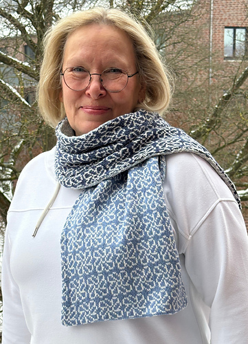 blue gradient scarf 900