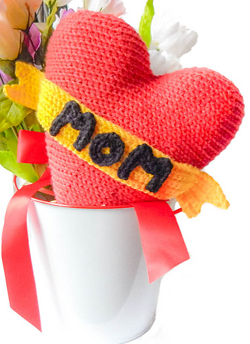 I Heart Mom Tattoo Pillow photo 1
