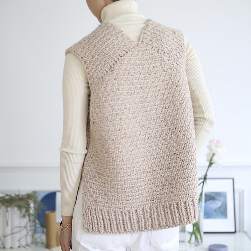 Ravelry: Grid Slipover pattern by Rui Yamamuro