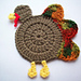 Gobble Coaster pattern 