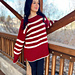 Shown in Unity Worsted in Garnet (MC) and Natural (CC)