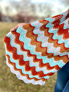 Shown in Harmony Fingering in Granite (A), Cinnamon (B), Paprika
(C), and Mist (D)