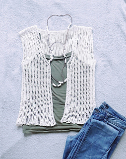 Lightweight Crochet Vest