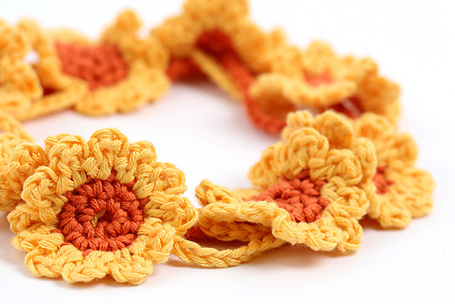 Necklace or Bracelet: Tiny Sunflowers photo 3