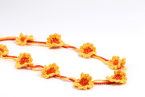Necklace or Bracelet: Tiny Sunflowers photo 2