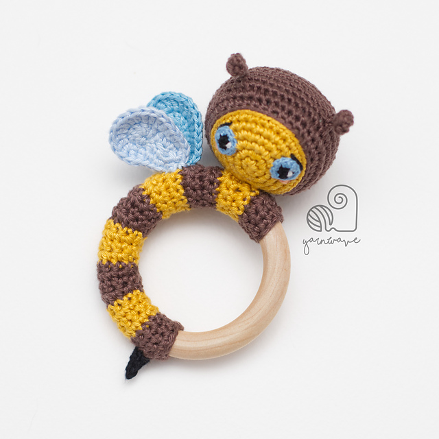 Ravelry: Buzz the Honey bee rattle pattern by Banga Vaicekauskienė