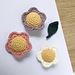 Crochet No-sew Flowers pattern 
