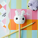 Bunny Pencil Topper pattern 