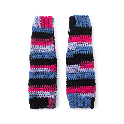Stripy Sleeves Arm Warmers