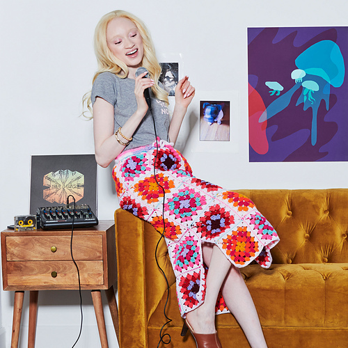 Granny Square Skjørt - Red Heart Design Team