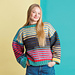 Stripes for Beginner Pullover pattern 