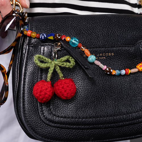 Sweet Cherries Bag Charm photo 2