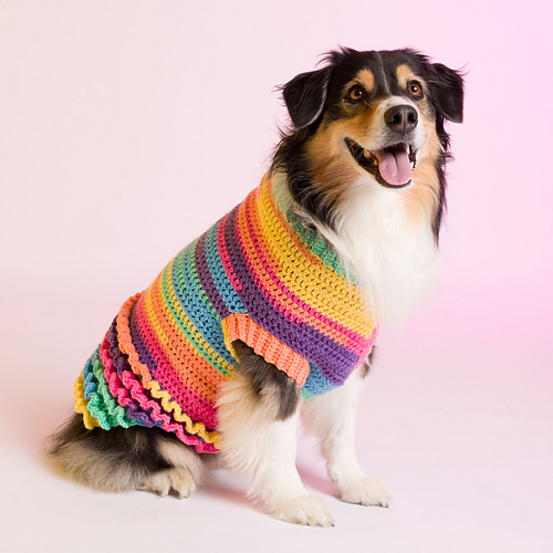 Ruffle Love Dog Coat photo 2